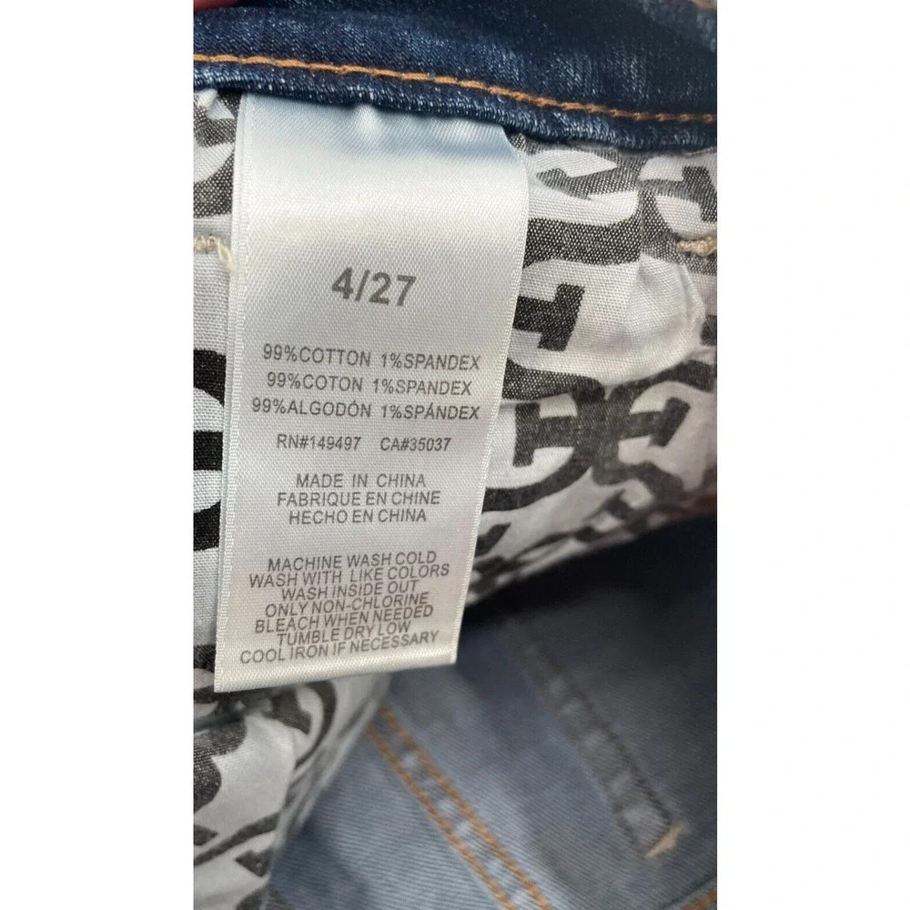 Sam Edelman Derby Bermuda Shorts Womens Blue Denim Marbella Size 4/27 NWT - Picture 10 of 10
